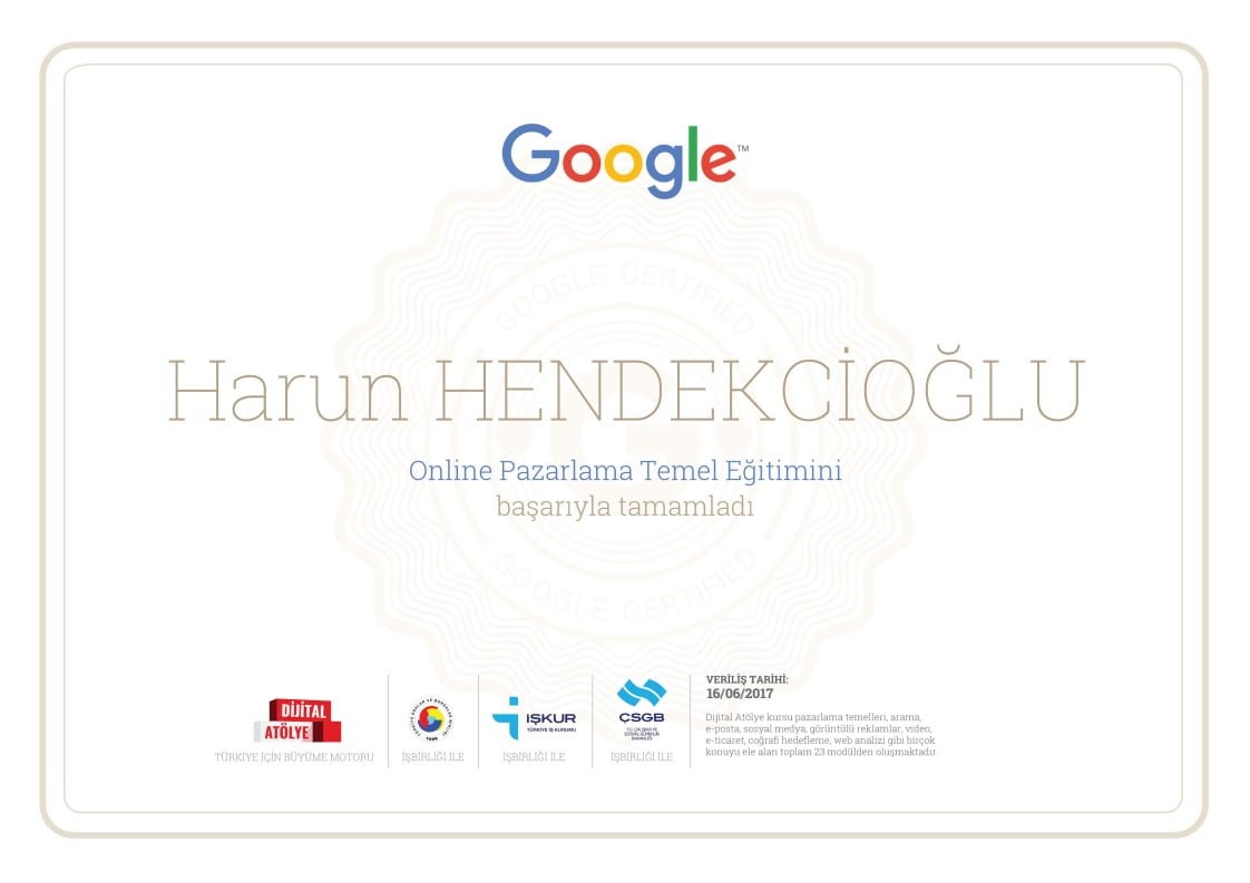 Google Certificate